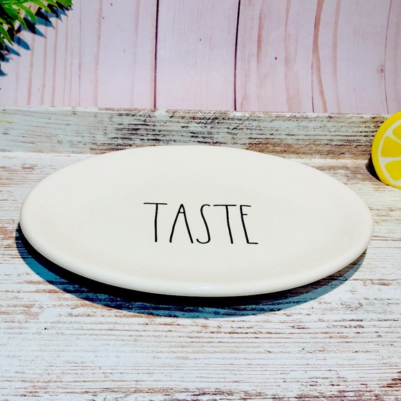 Rae Dunn TASTE oval plate